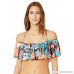 Vince Camuto Women's Bikini Top Off The Shoulder Ruffle Swimsuit Multi B07C64VVK2